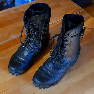 Womens Rocket motorcycle combat boot